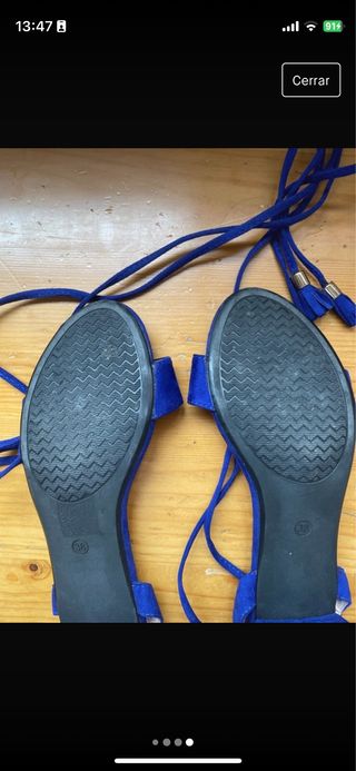 sandalias tacon ancho