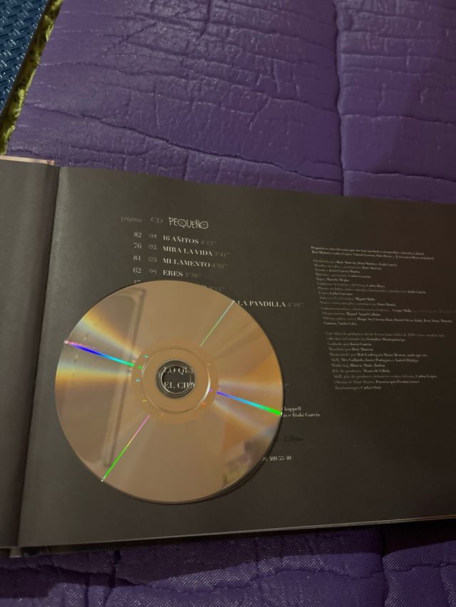 discos y libro el canto del loco