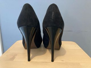 Zapatos de tacón zara ante negro t36