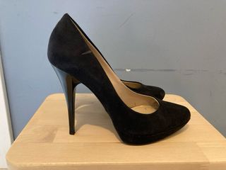 Zapatos de tacón zara ante negro t36