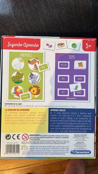 Juego palabras inglés