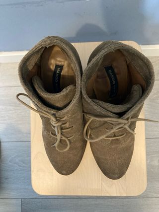 botines de taclón Mango T37