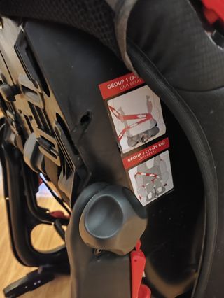 Silla de coche bebé Isofix grupo 1 y 2