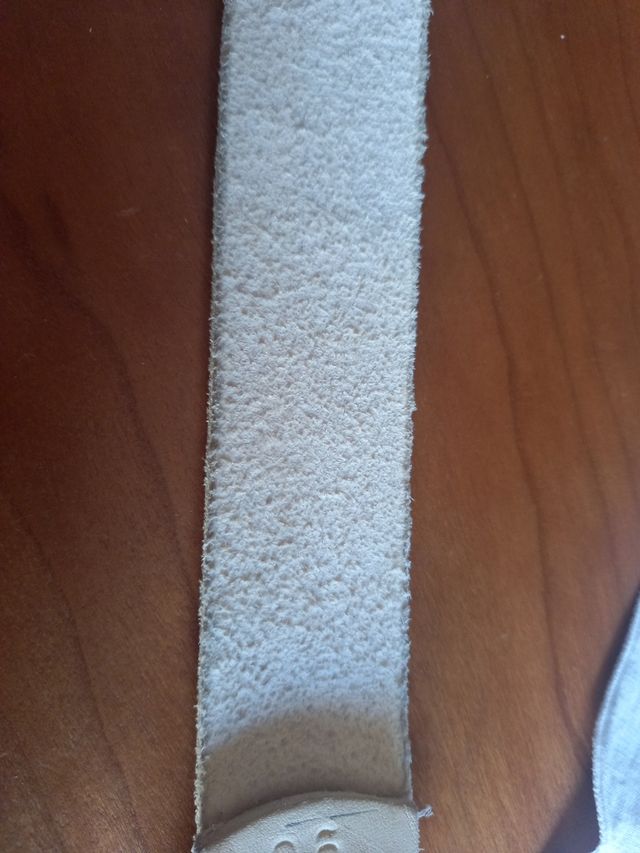 Cintura in cuoio argentino lavorata a ma