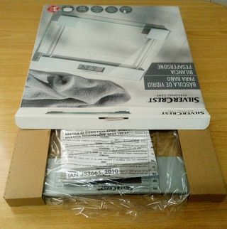 BASCULA DE VIDRIO PARA BAÑO