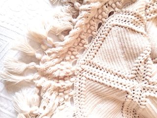 Colcha crochet hecha a mano
