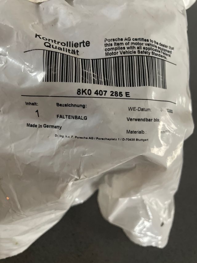 guardapolvos porsche