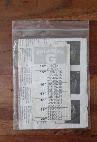 Cadenas textiles de nieve Polartex.