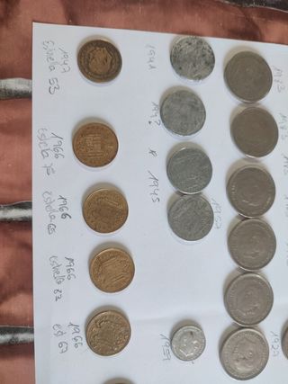 Monedas pesetas España