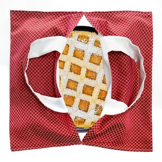 Portatorte in stoffa per trasportare torte dolci