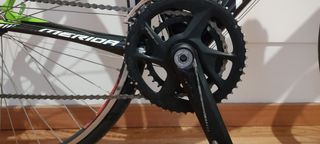 Bicicleta Mérida de carbono 