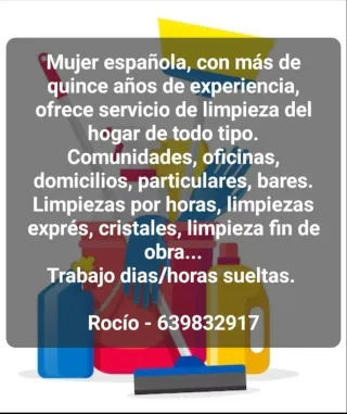 Limpieza y ayuda en domicilio