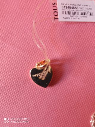 Colgante Tous plata y oro