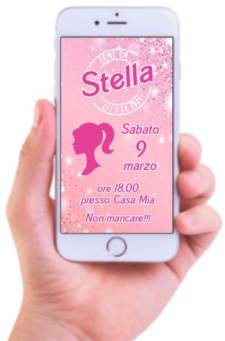invito digitale più patatine personalizzate