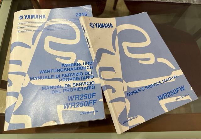 Manual Yamaha WR250F 2015