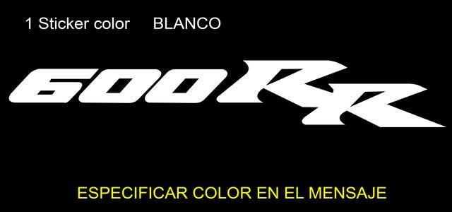 PEGATINA 600RR