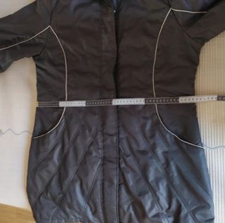 Parka acolchada verde de mujer