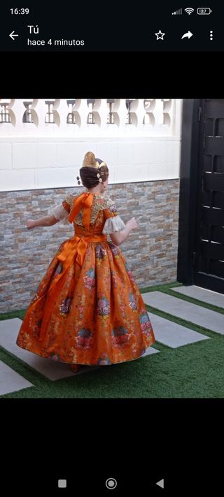 Traje fallera niña
