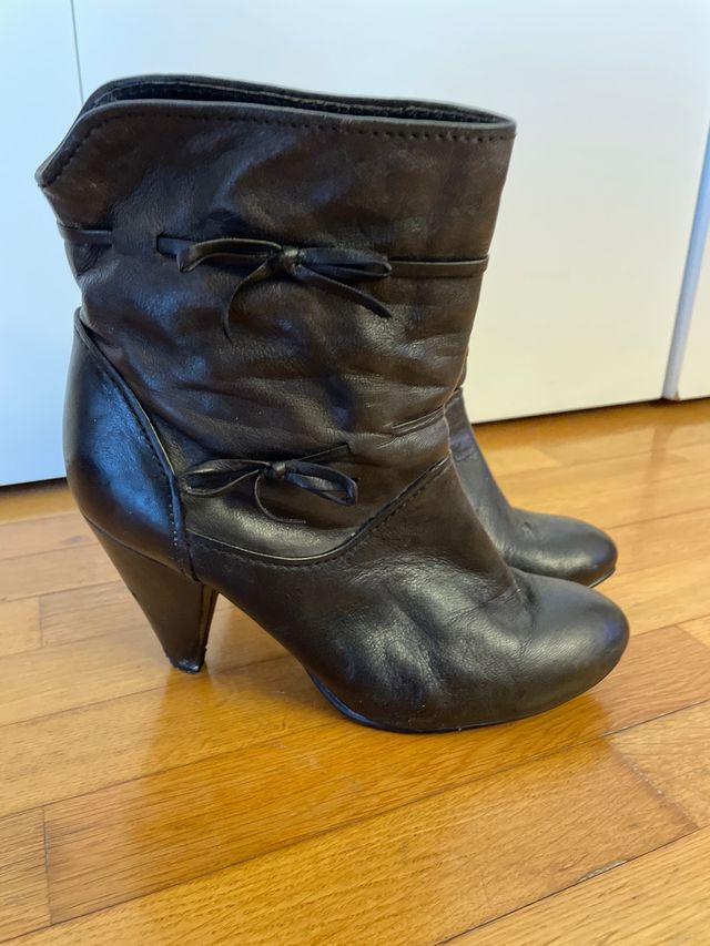 Stivaletto pelle nero Luca Stefani 39