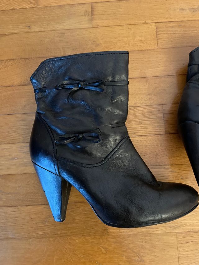 Stivaletto pelle nero Luca Stefani 39