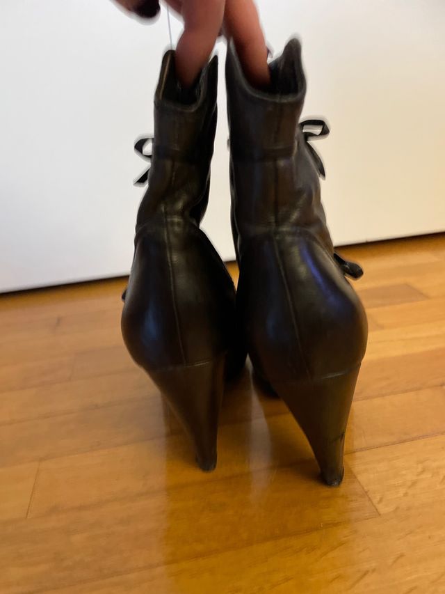 Stivaletto pelle nero Luca Stefani 39