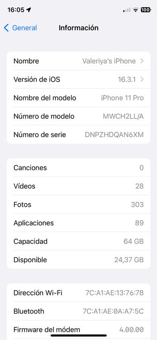 IPHONE 11 PRO 64GB