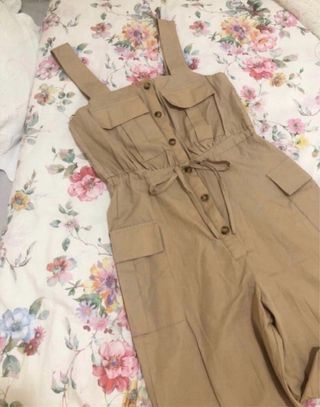 Mono cargo popelín Zara Talla S y M