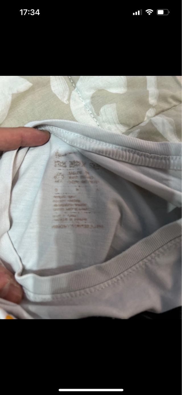 Camiseta air max nike blanca