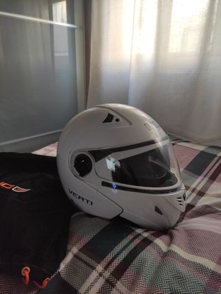 Casco NZI modular Verti blanco