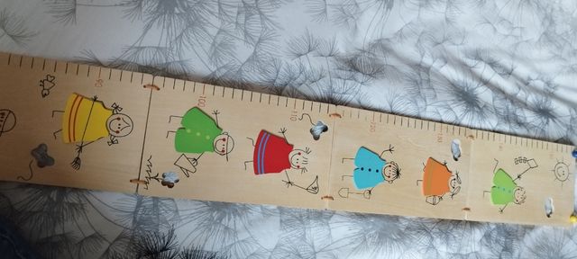 Medidor de madera para niñ@s