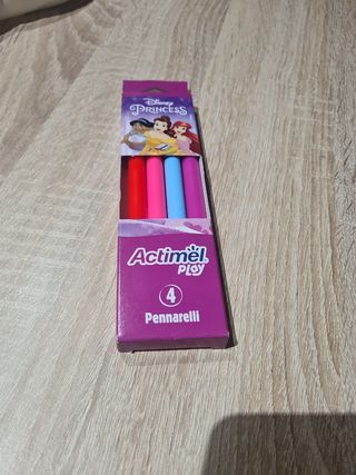 4 pennarelli colori Disney Princess