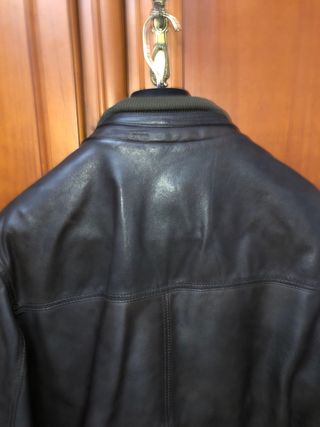 Chaqueta de cuero Lacoste