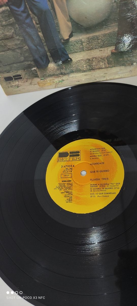 Disco LP de Rumba Tres