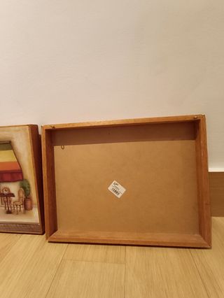 Par de cuadros estilo parisino