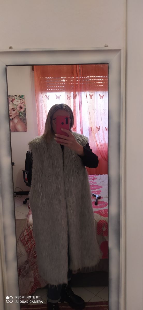 smanicato lungo grigio