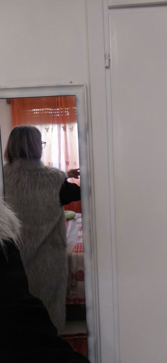 smanicato lungo grigio