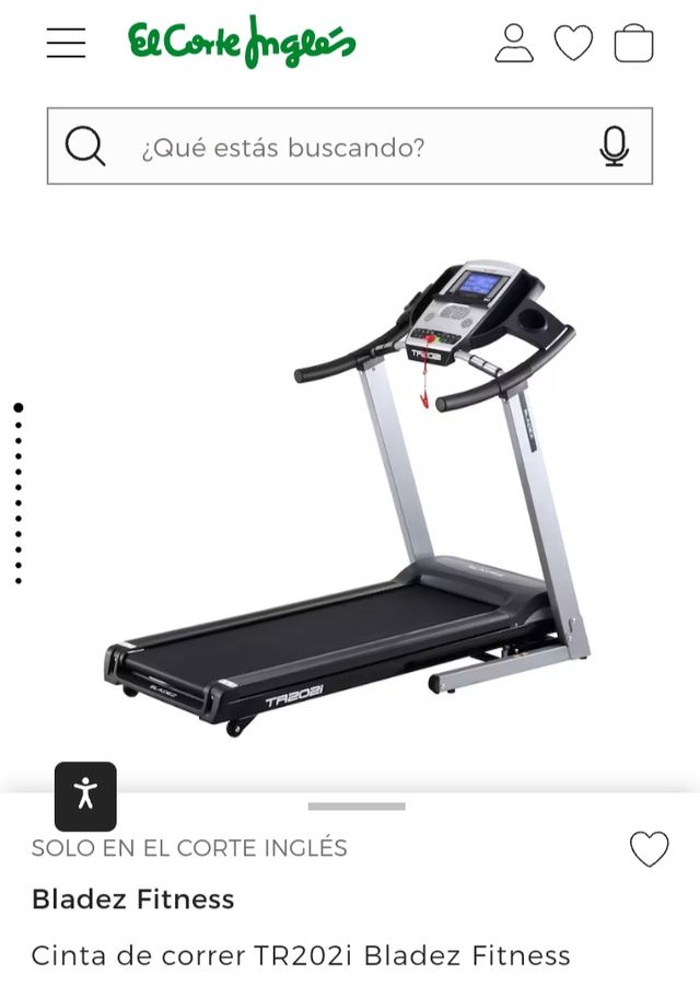 CINTA DE CORRER Bladez Fitness Tr202i