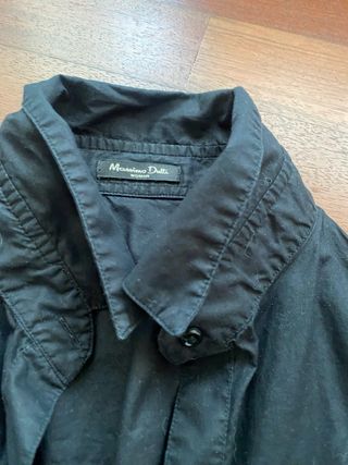 camisa negra massimo dutti