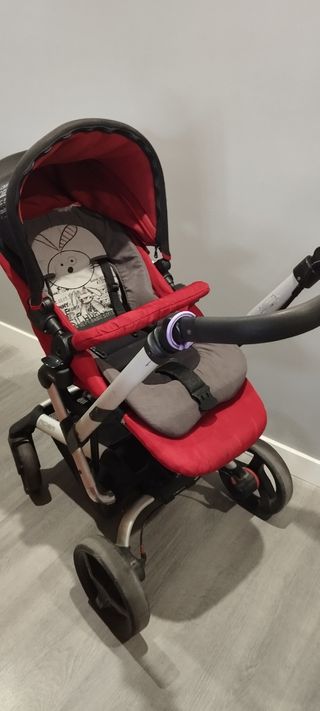 Carrito de bebe 3 en 1 marca Jane