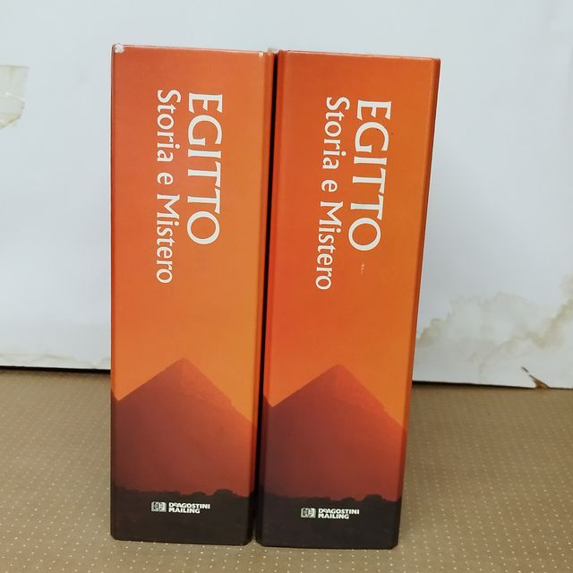 Egitto Storia e Mistero DeAgostini 2 Raccoglitori 