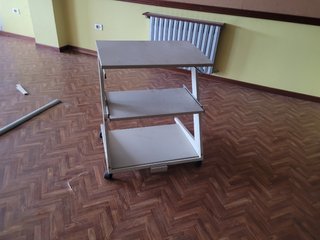 Mesa de ofina vintage en Z