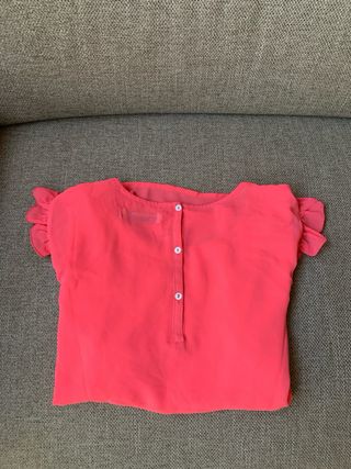 Blusa color salmón de Pull&Bear