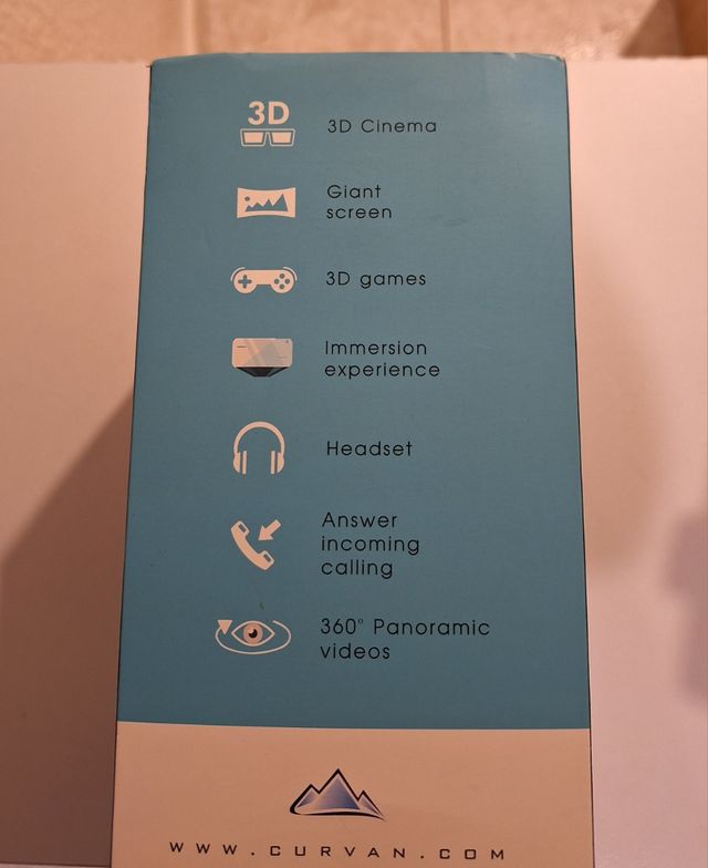 GAFAS DE REALIDAD VIRTUAL CURVAN VR 360