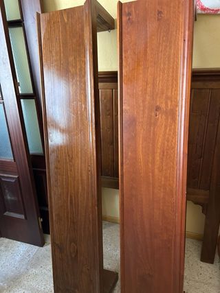 Galeria para cortinas de madera maciza