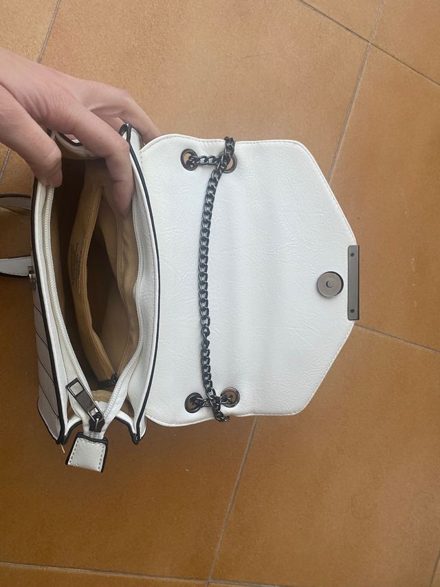 Bolso pequeño bandolera blanco