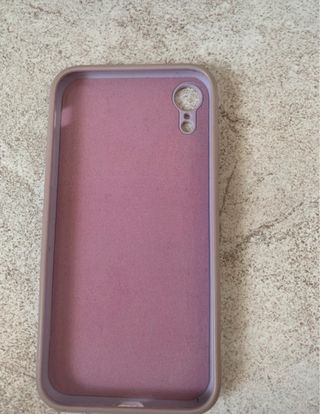 Funda lila móvil iphone XR