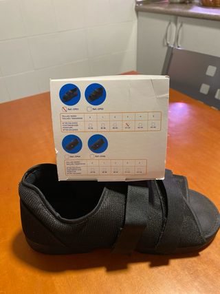 Zapato post-operatorio