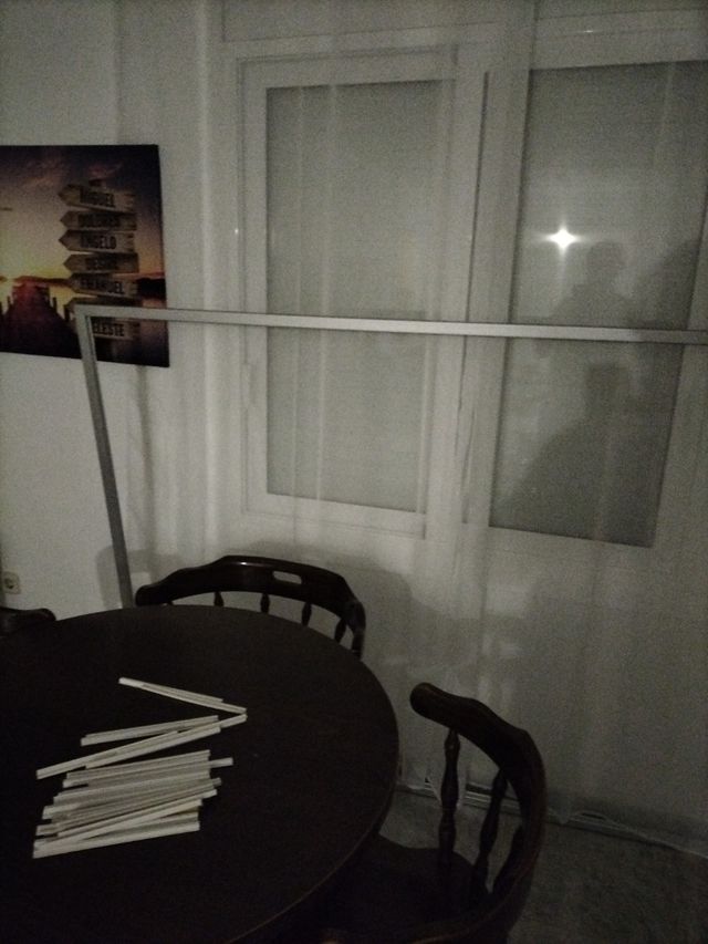 Mapa plastificado con marco de aluminio desmontabl