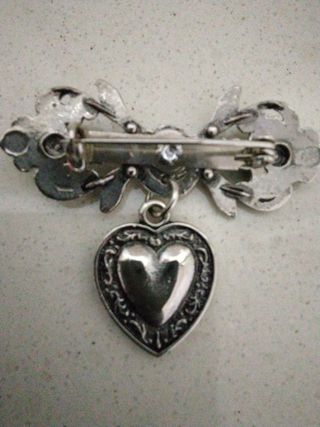 Spilla vintage con cuore