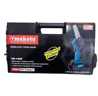 Mini motosega a batteria 2 Batterie Elettrosega el